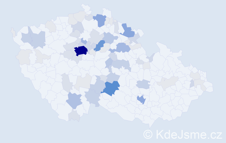 Příjmení: 'Rychetská', počet výskytů 230 v celé ČR