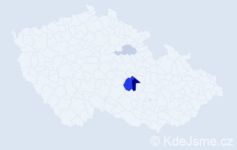 Příjmení: 'Plesselová', počet výskytů 6 v celé ČR