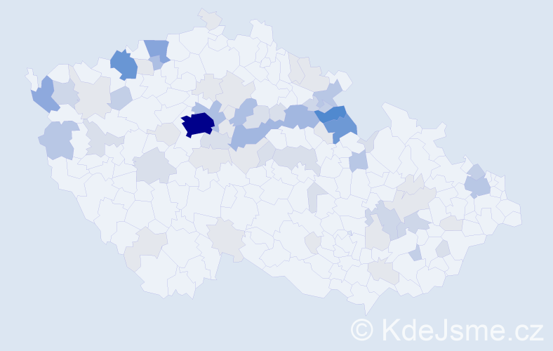 Příjmení: 'Bašková', počet výskytů 235 v celé ČR