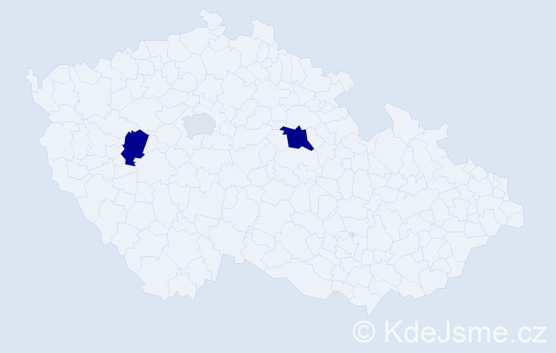 Příjmení: 'Forner', počet výskytů 7 v celé ČR