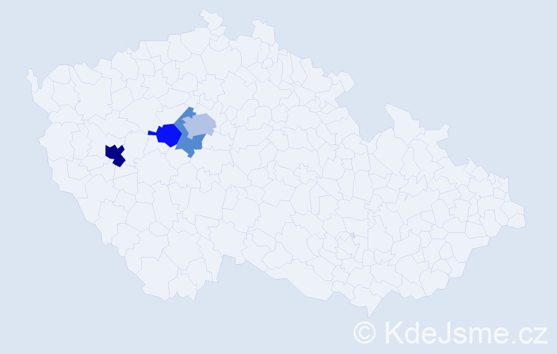 Příjmení: '"Idris Beshirová"', počet výskytů 7 v celé ČR