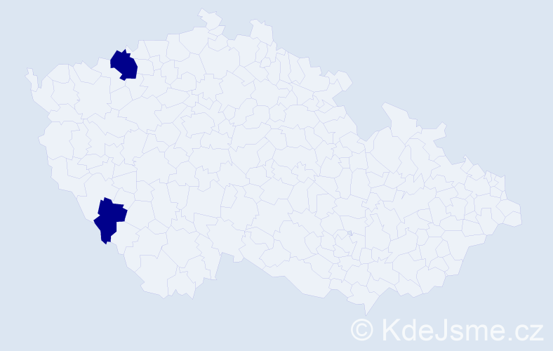 Příjmení: 'Berens', počet výskytů 2 v celé ČR