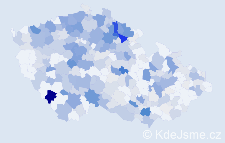 Příjmení: 'Albrechtová', počet výskytů 1098 v celé ČR