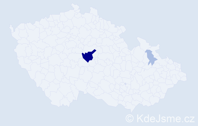 Příjmení: 'Barenčík', počet výskytů 10 v celé ČR