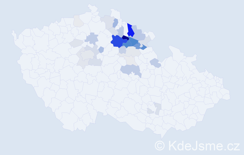 Příjmení: 'Imlauf', počet výskytů 125 v celé ČR