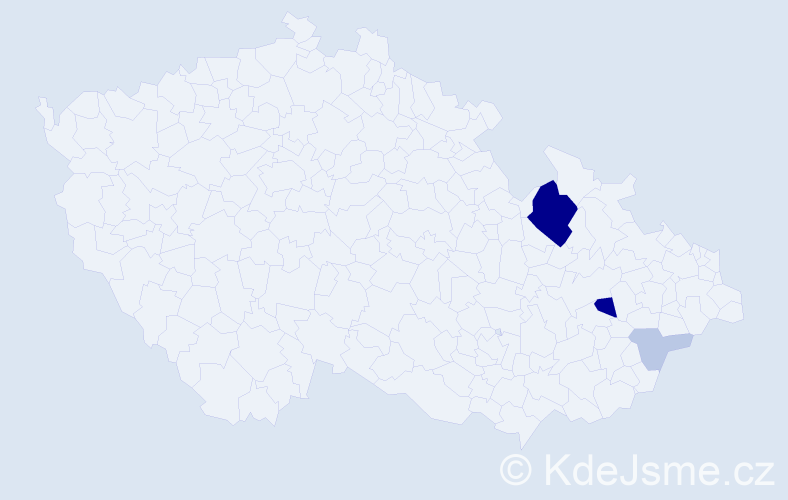 Příjmení: 'Klenotič', počet výskytů 12 v celé ČR