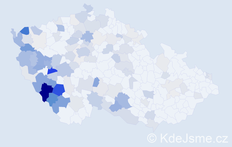 Příjmení: 'Harantová', počet výskytů 358 v celé ČR