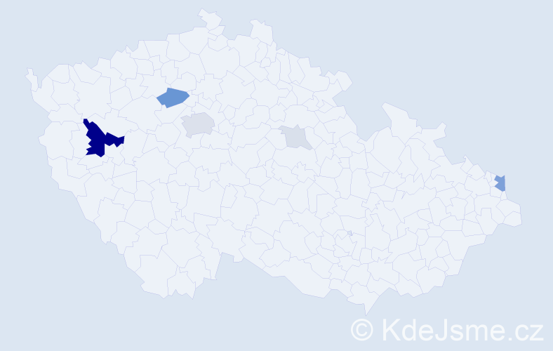 Příjmení: 'Banertová', počet výskytů 25 v celé ČR