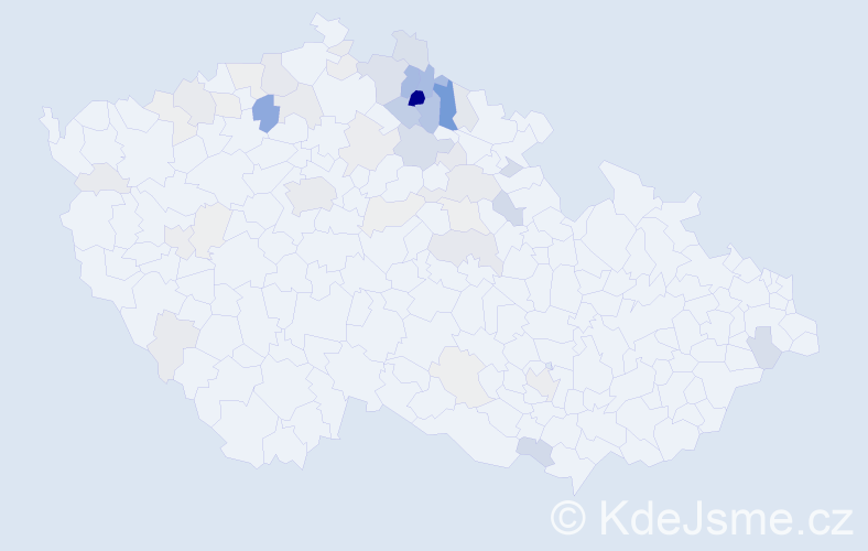 Příjmení: 'Pavlata', počet výskytů 216 v celé ČR