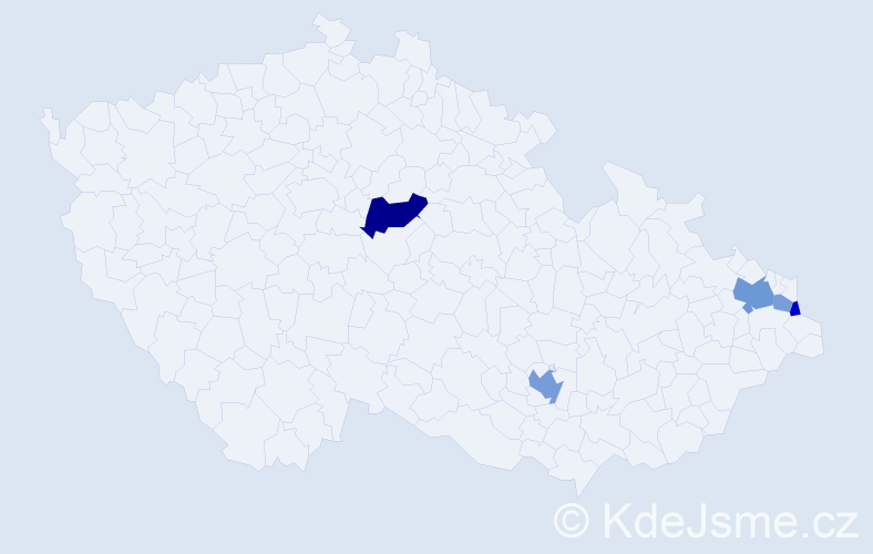 Příjmení: 'Banasinská', počet výskytů 11 v celé ČR