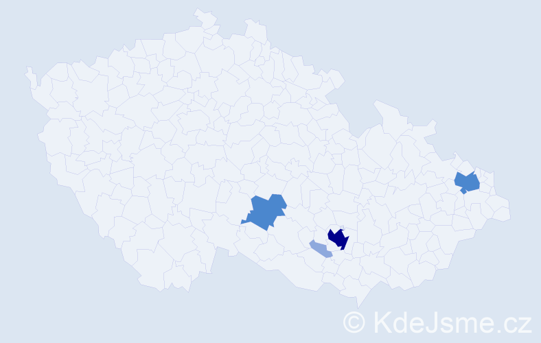 Příjmení: 'Schottnerová', počet výskytů 10 v celé ČR