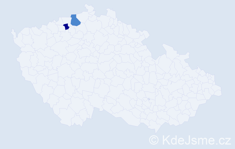 Příjmení: 'Stakič', počet výskytů 7 v celé ČR