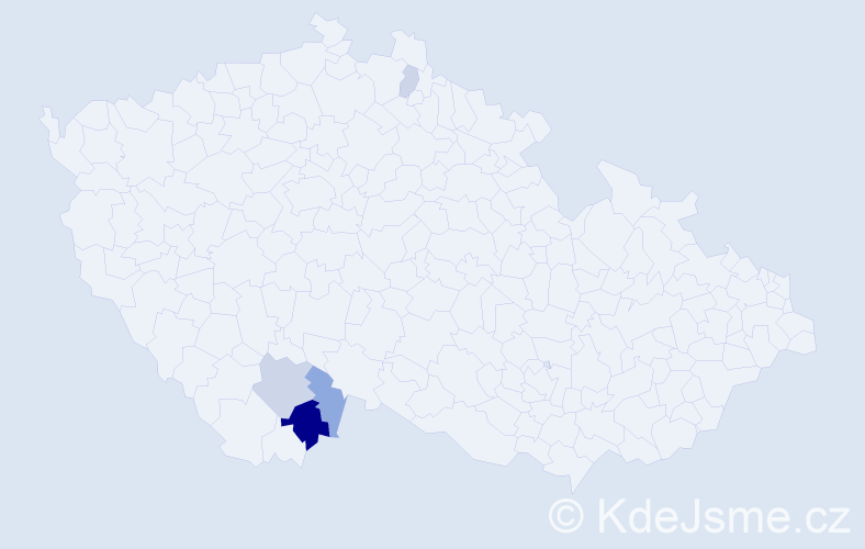 Příjmení: 'Silmbrod', počet výskytů 18 v celé ČR