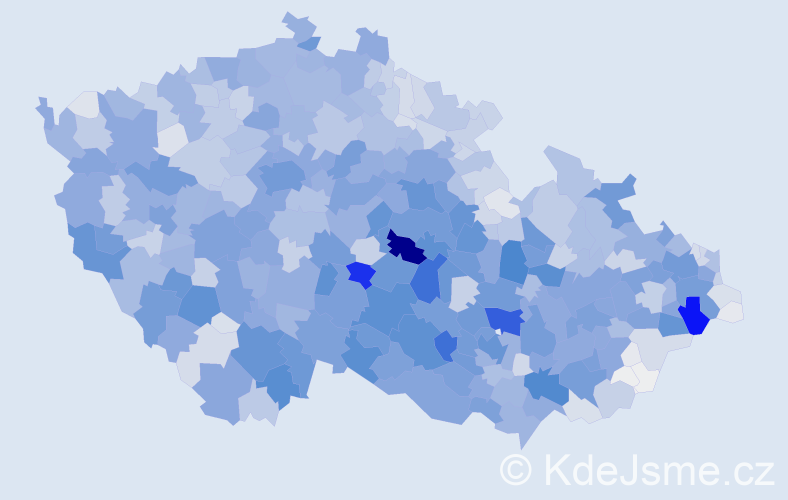 Příjmení: 'Němcová', počet výskytů 11506 v celé ČR