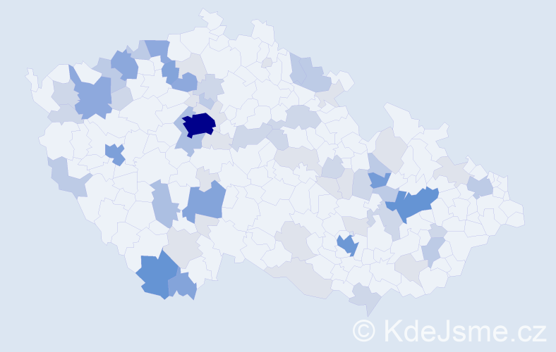 Příjmení: 'Reifová', počet výskytů 200 v celé ČR