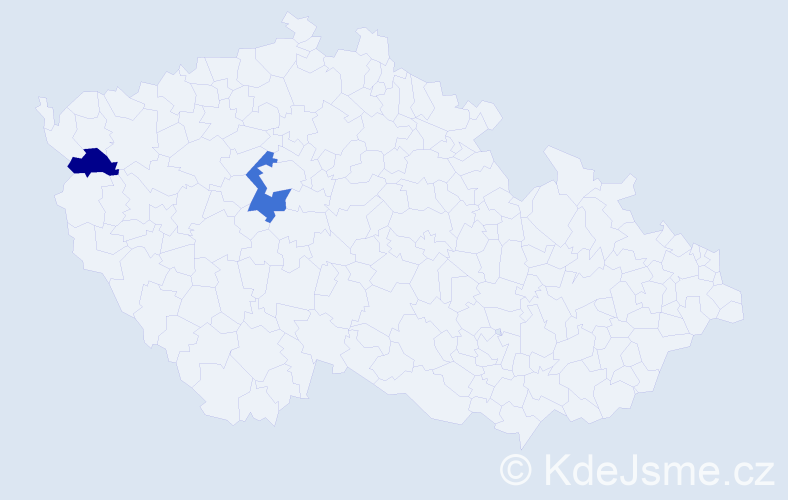 Příjmení: 'Bashkin', počet výskytů 3 v celé ČR