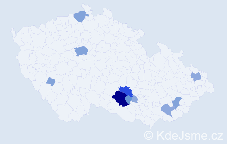Příjmení: 'Seiferová', počet výskytů 27 v celé ČR