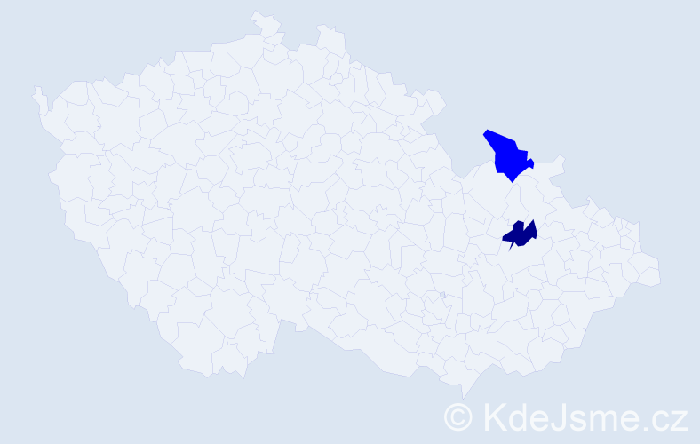 Příjmení: 'Galanopulosová', počet výskytů 3 v celé ČR