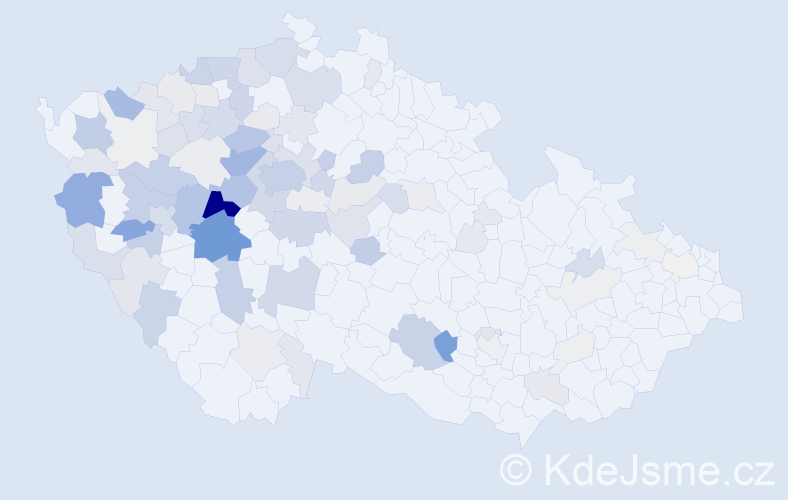 Příjmení: 'Plecitá', počet výskytů 435 v celé ČR