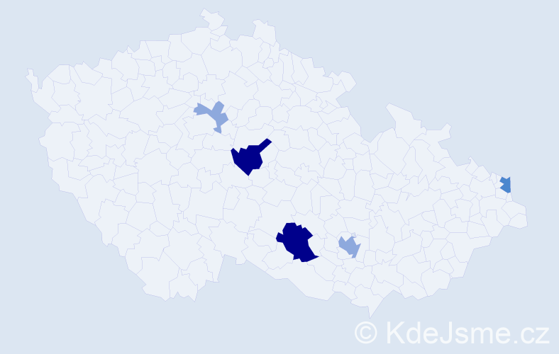 Příjmení: 'Kobylarz', počet výskytů 14 v celé ČR