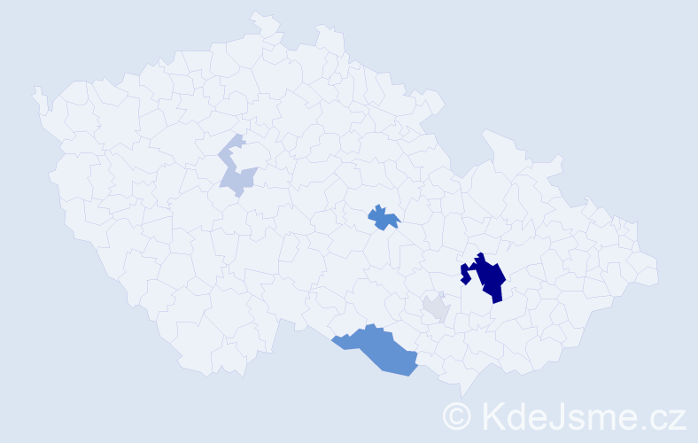Příjmení: 'Loebe', počet výskytů 14 v celé ČR