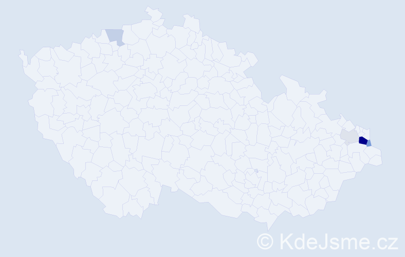 Příjmení: 'Robosz', počet výskytů 13 v celé ČR