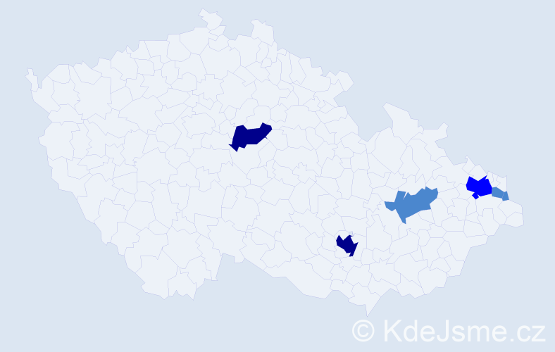 Příjmení: 'Banasinská', počet výskytů 11 v celé ČR