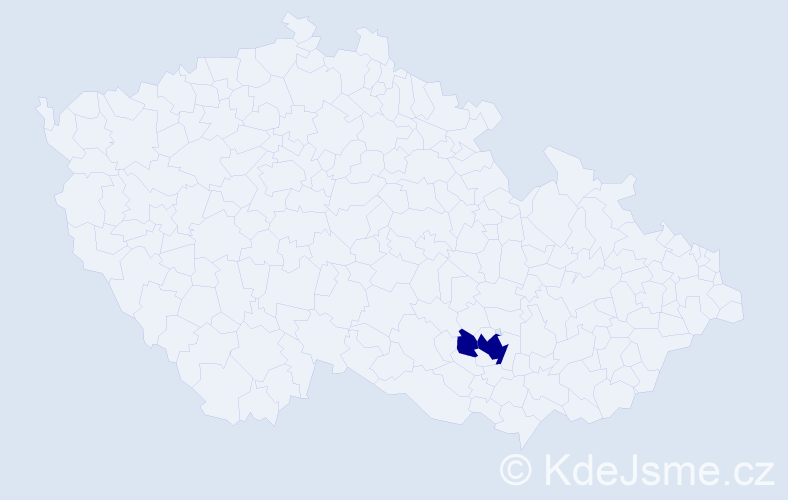 Příjmení: 'Grudnik', počet výskytů 6 v celé ČR