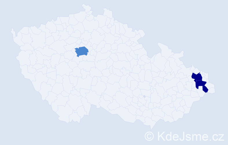 Příjmení: 'Makhoul', počet výskytů 10 v celé ČR