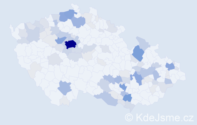 Příjmení: 'Losová', počet výskytů 345 v celé ČR