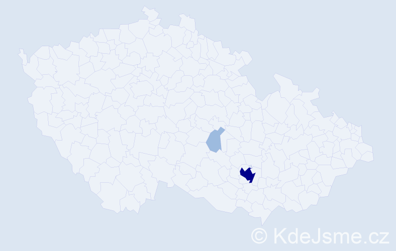 Příjmení: 'Wachsberger', počet výskytů 5 v celé ČR