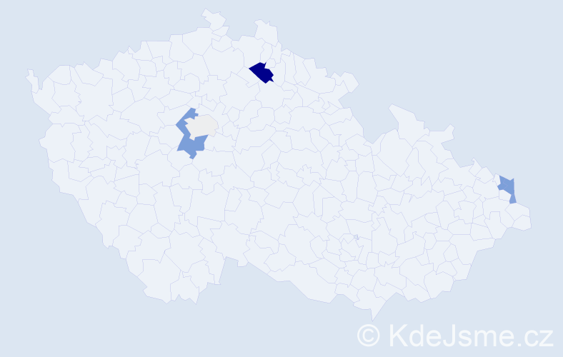 Příjmení: 'Sztymonová', počet výskytů 16 v celé ČR