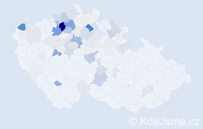 Příjmení: 'Laube', počet výskytů 296 v celé ČR