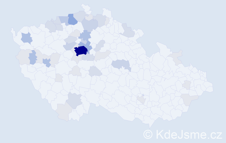 Příjmení: 'Löblová', počet výskytů 124 v celé ČR