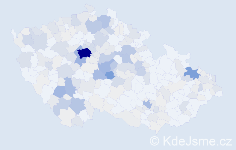 Příjmení: 'Lebeda', počet výskytů 1040 v celé ČR
