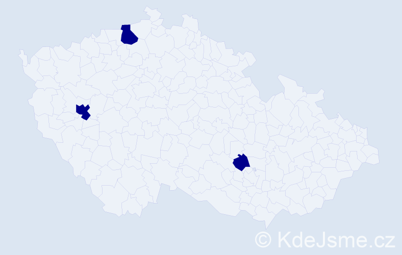 Příjmení: 'Martynova', počet výskytů 3 v celé ČR