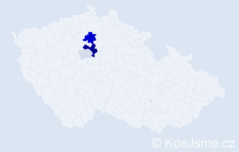 Příjmení: 'Budaev', počet výskytů 4 v celé ČR