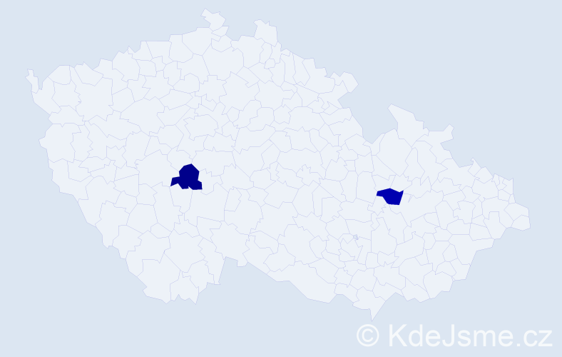 Příjmení: 'Bucák', počet výskytů 2 v celé ČR