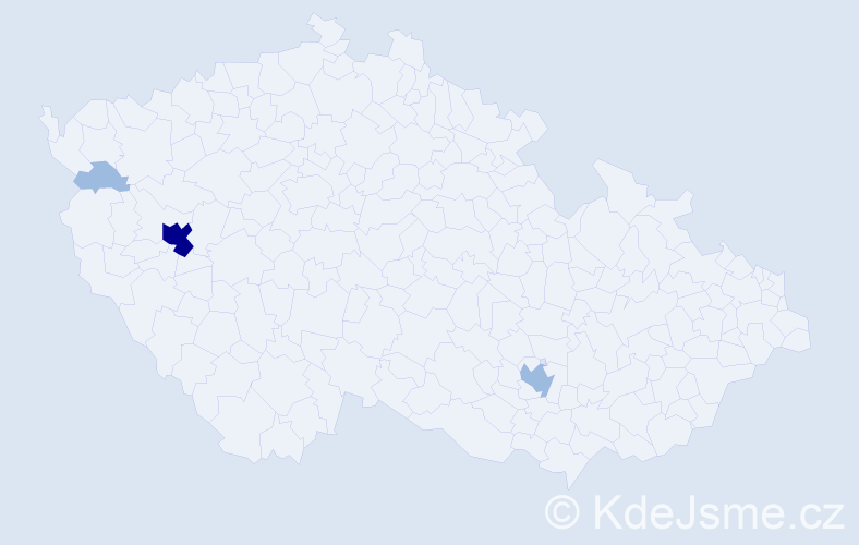 Příjmení: 'Gemovová', počet výskytů 6 v celé ČR