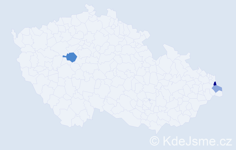 Příjmení: 'Wowerka', počet výskytů 8 v celé ČR