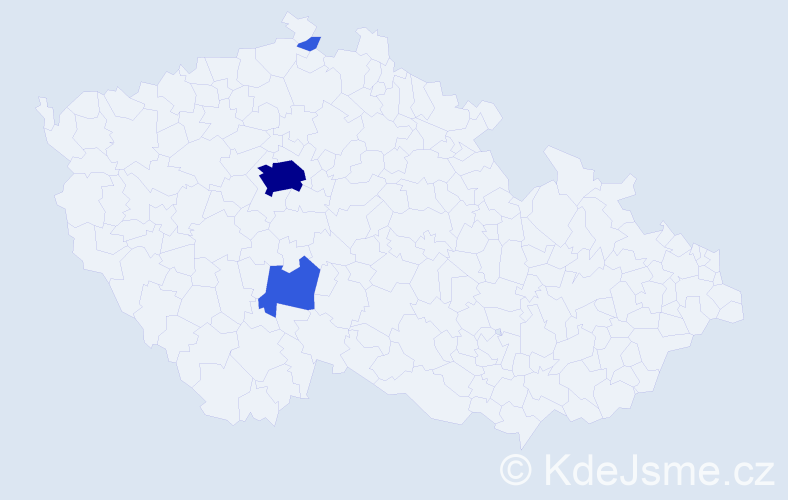 Příjmení: 'Breen', počet výskytů 11 v celé ČR