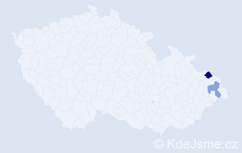 Příjmení: 'Chrzibek', počet výskytů 12 v celé ČR