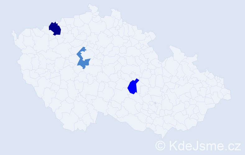 Příjmení: 'Gambošová', počet výskytů 6 v celé ČR