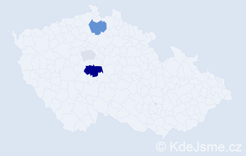 Příjmení: 'Torbová', počet výskytů 4 v celé ČR