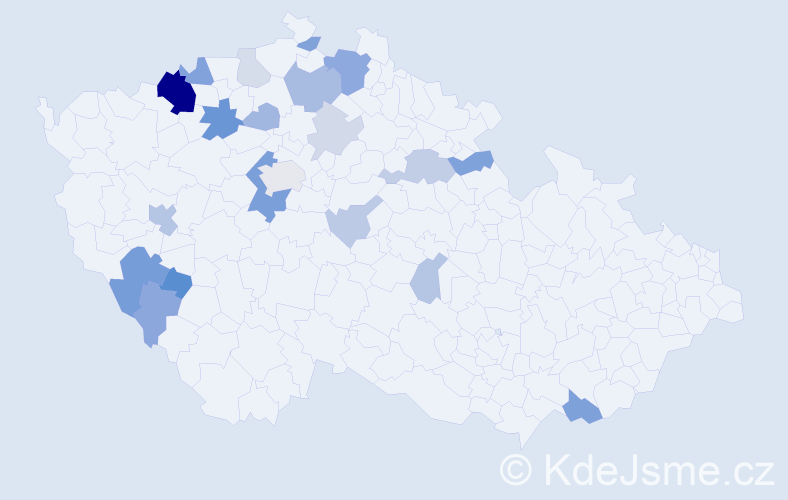 Příjmení: 'Brandt', počet výskytů 52 v celé ČR