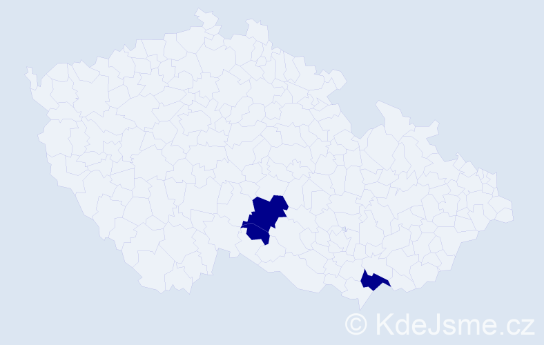 Příjmení: 'Koltaiová', počet výskytů 3 v celé ČR