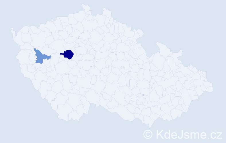 Příjmení: 'Östereicherová', počet výskytů 4 v celé ČR