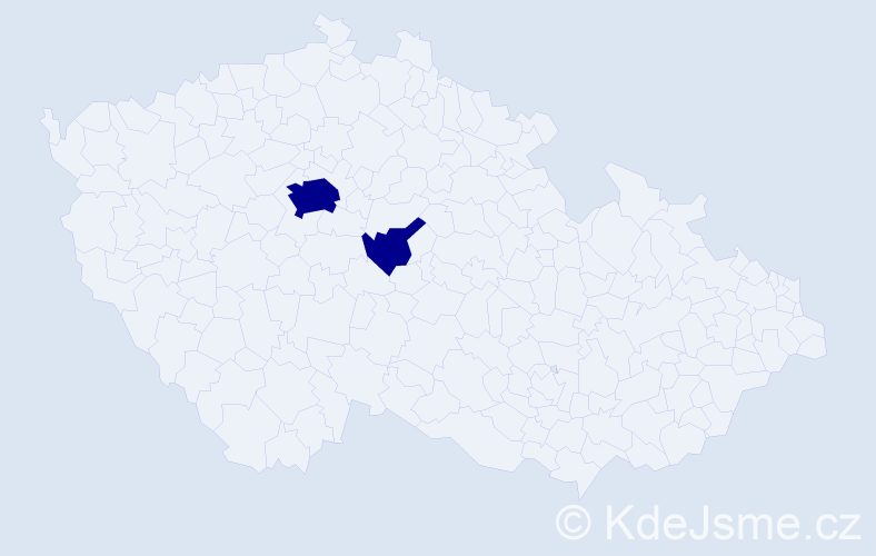 Příjmení: 'Pikkel', počet výskytů 2 v celé ČR