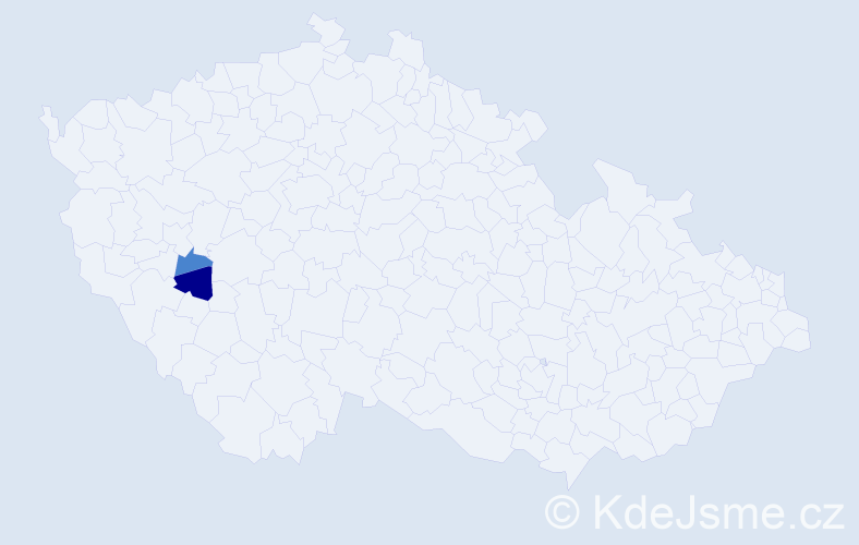 Příjmení: 'Wsoláková', počet výskytů 3 v celé ČR