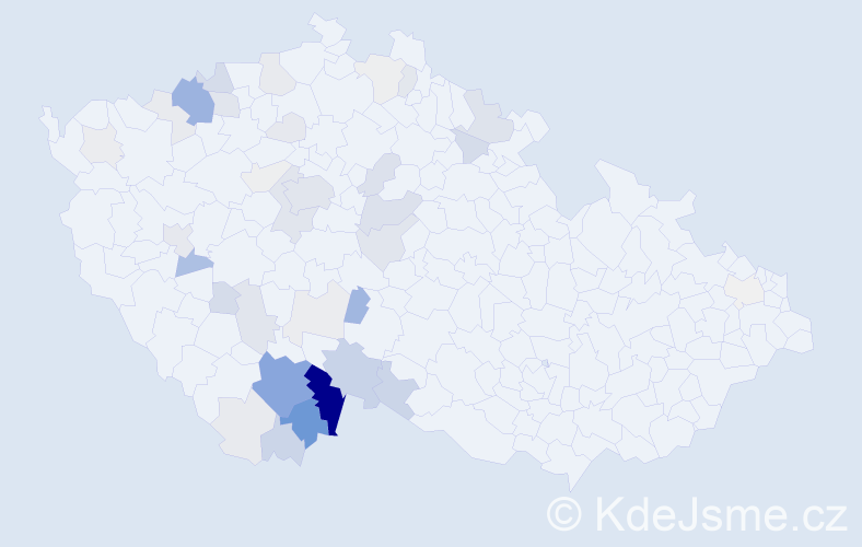 Příjmení: 'Kamiš', počet výskytů 169 v celé ČR